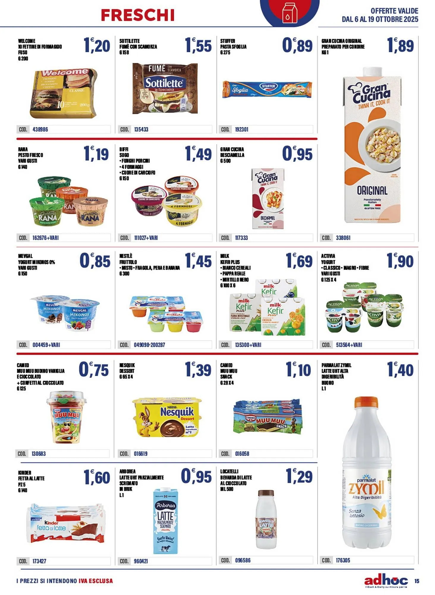 Volantino Adhoc da 6 ottobre a 19 ottobre di 2025 - Pagina del volantino 15