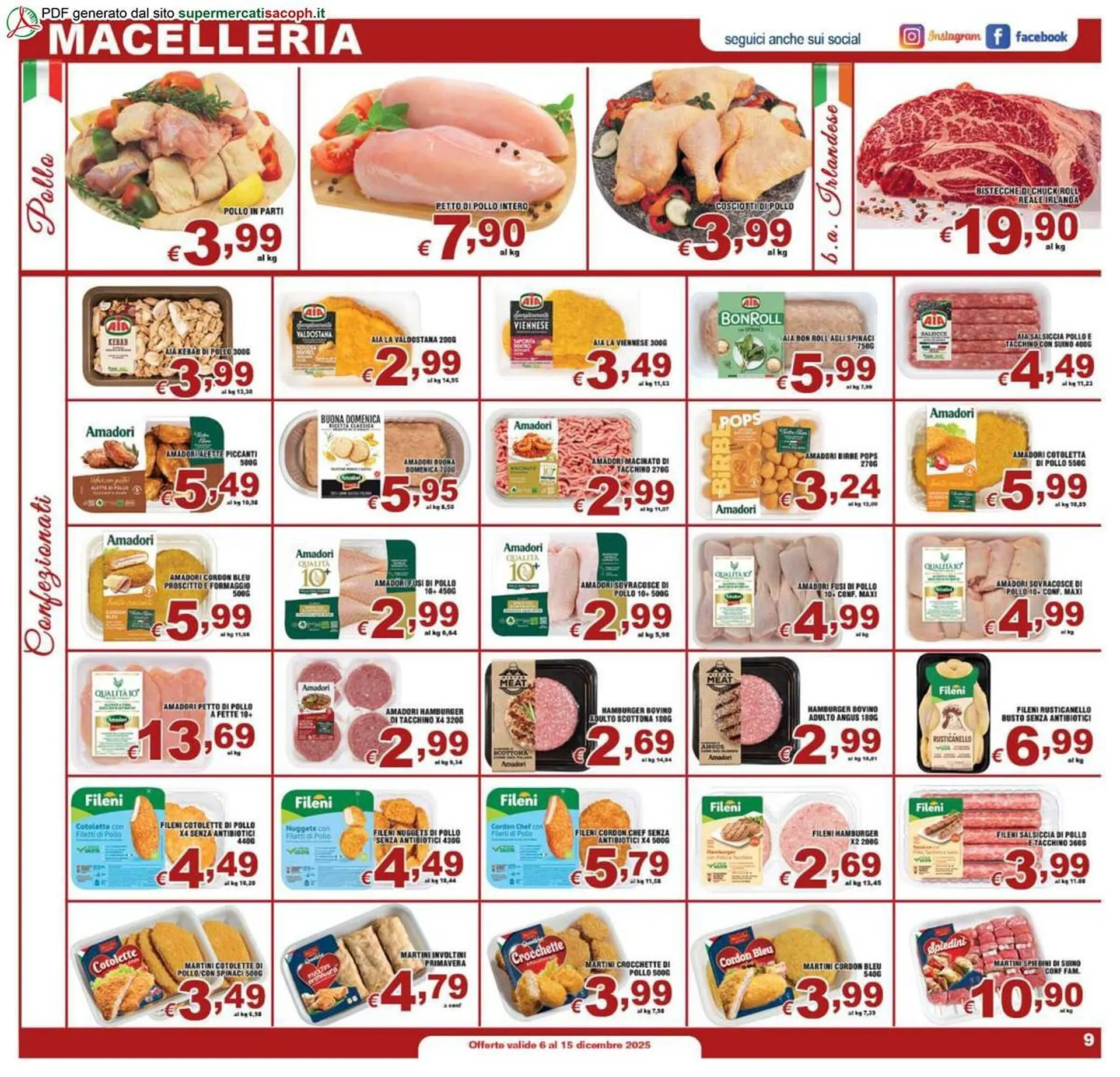 Volantino Sacoph da 6 dicembre a 15 dicembre di 2025 - Pagina del volantino 9