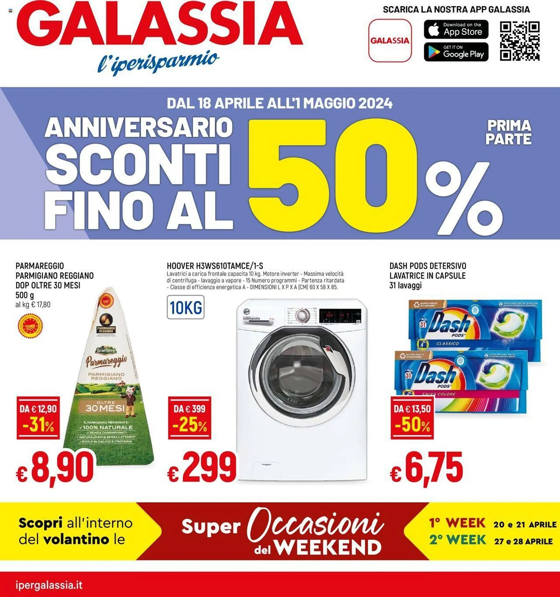 Volantino Galassia da 18 aprile a 1 maggio di 2024 - Pagina del volantino 1