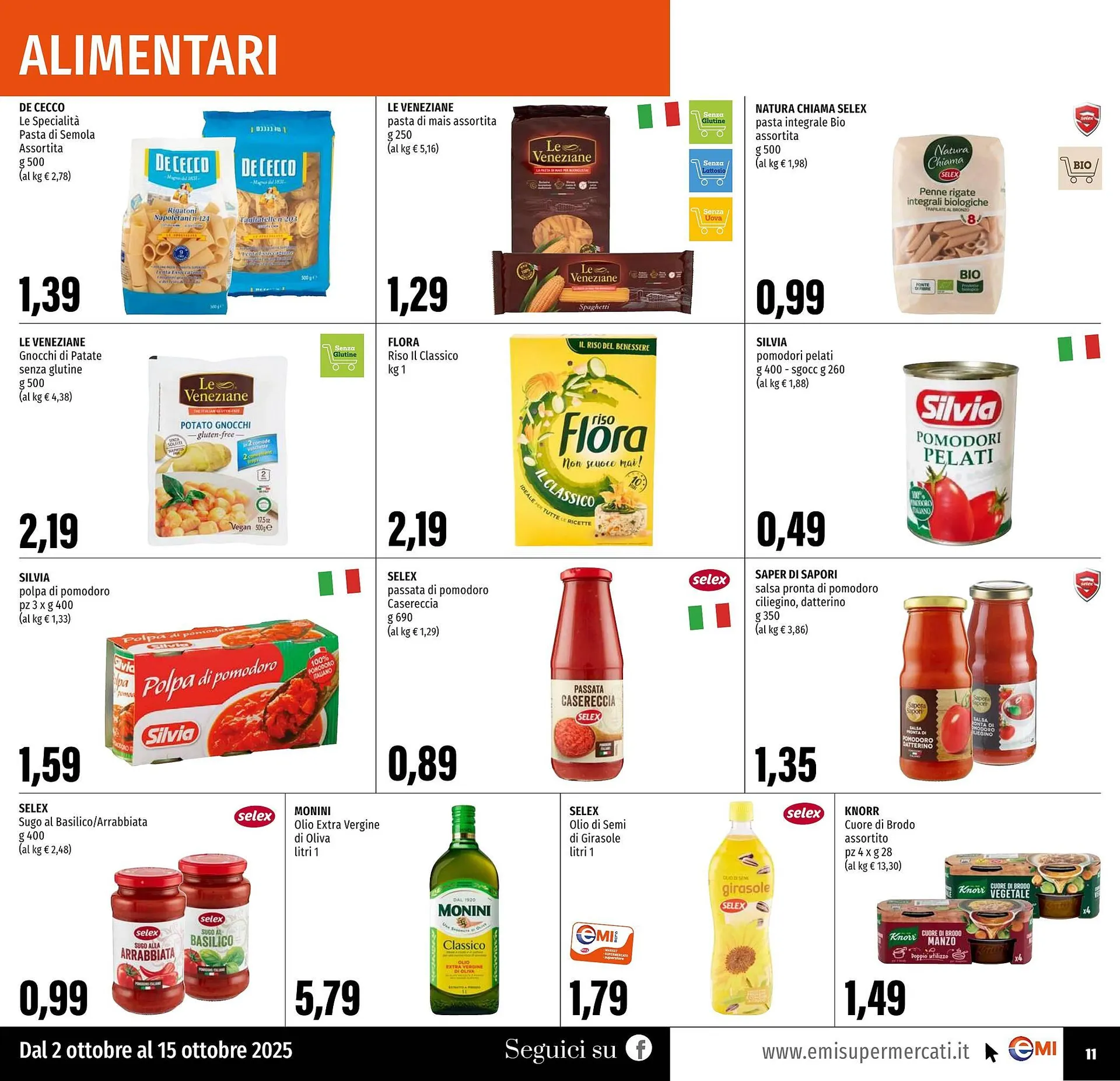 Volantino Emi Supermercati da 2 ottobre a 15 ottobre di 2025 - Pagina del volantino 11