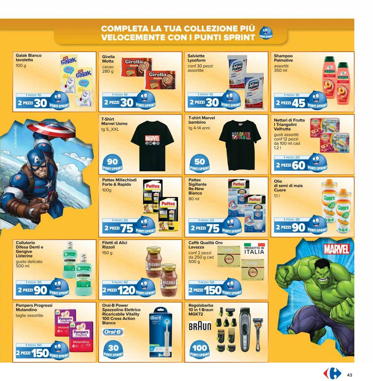 Carrefour Volantino attuale da 25 settembre a 8 ottobre di 2023 - Pagina del volantino 43