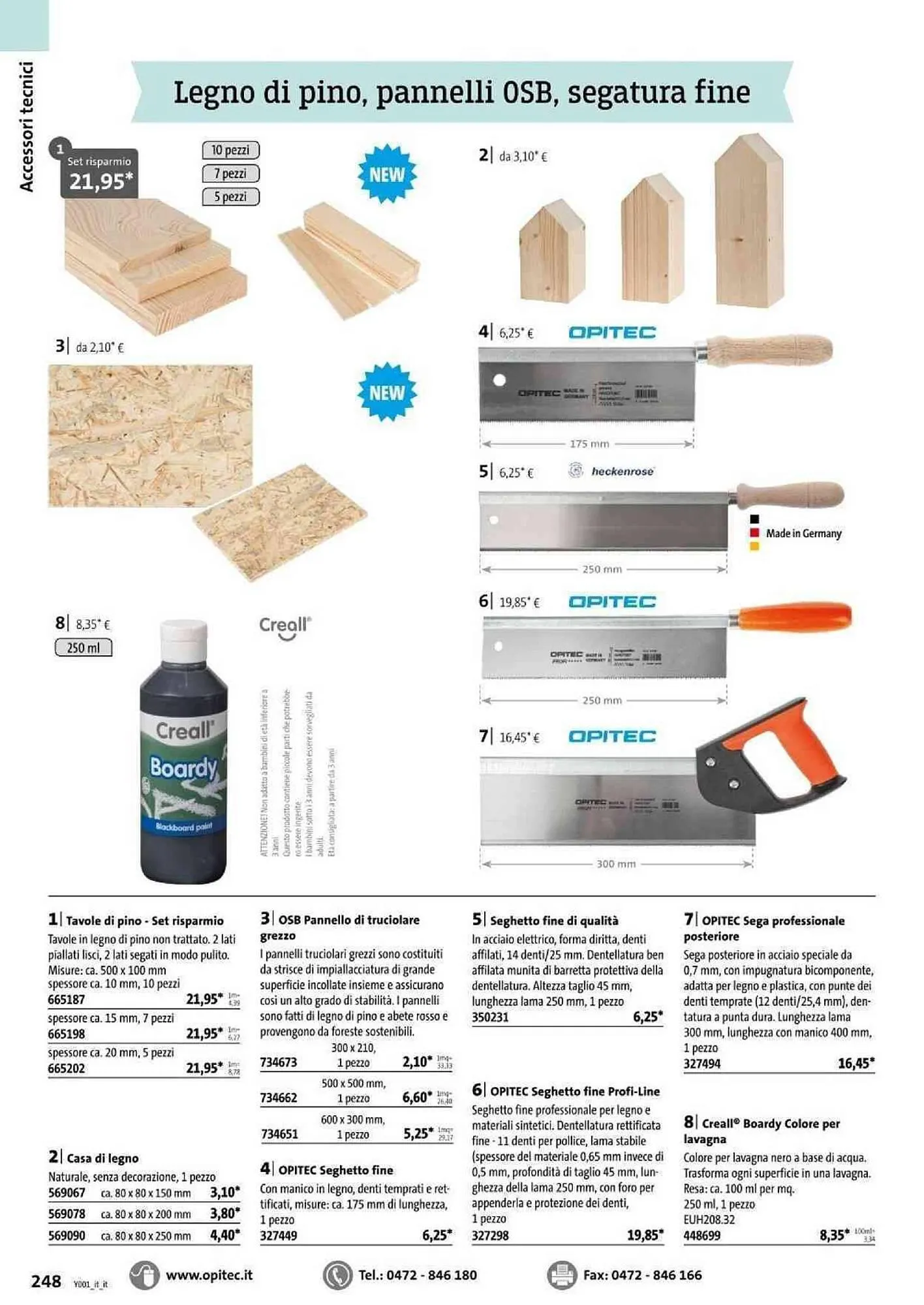 Volantino Opitec da 6 gennaio a 31 agosto di 2024 - Pagina del volantino 248