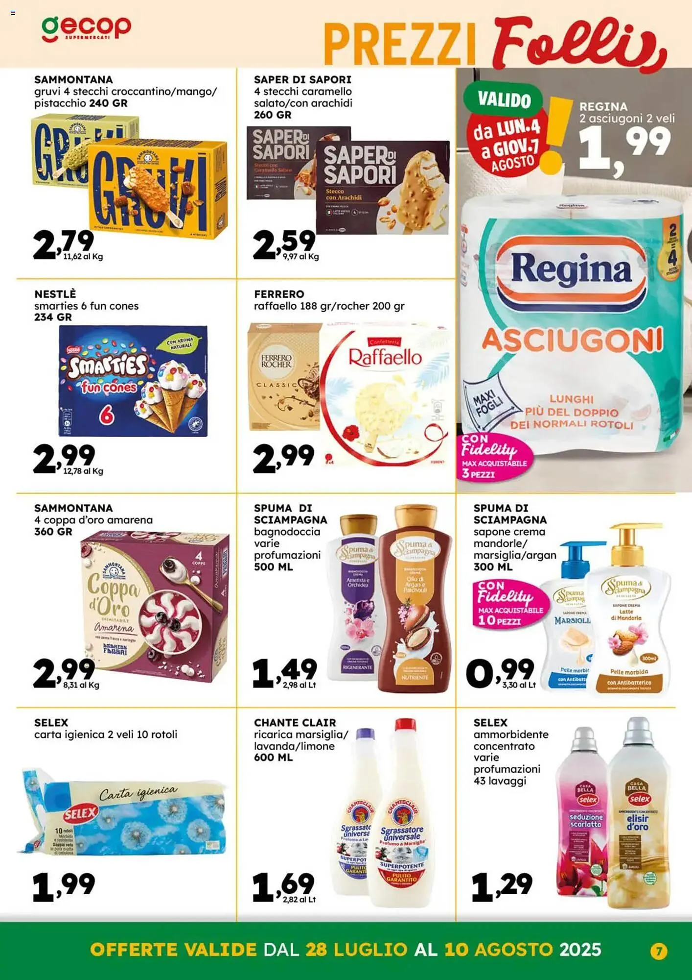 Volantino Gecop da 28 luglio a 10 agosto di 2025 - Pagina del volantino 7