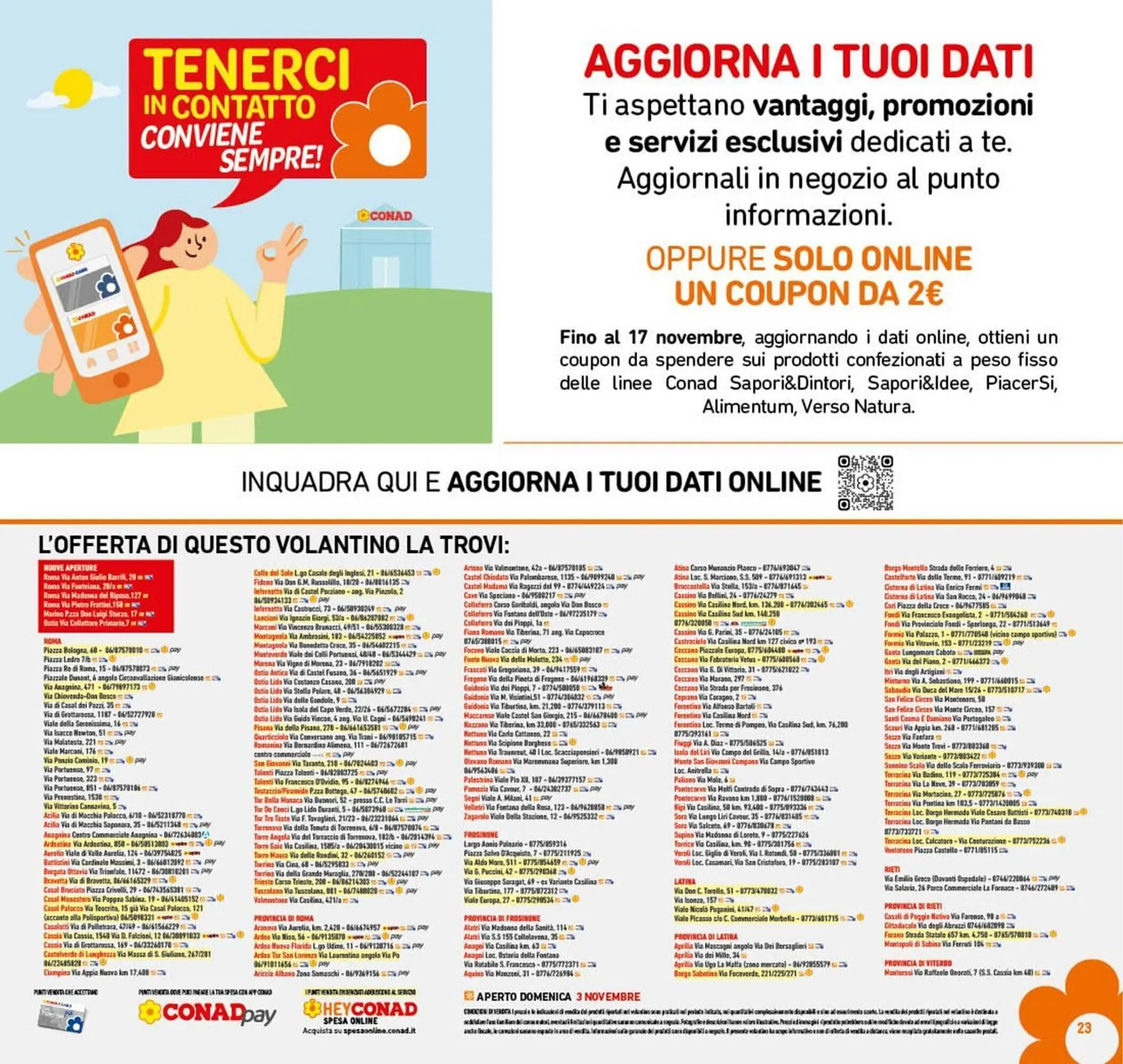 Volantino Conad da 31 ottobre a 9 novembre di 2024 - Pagina del volantino 23