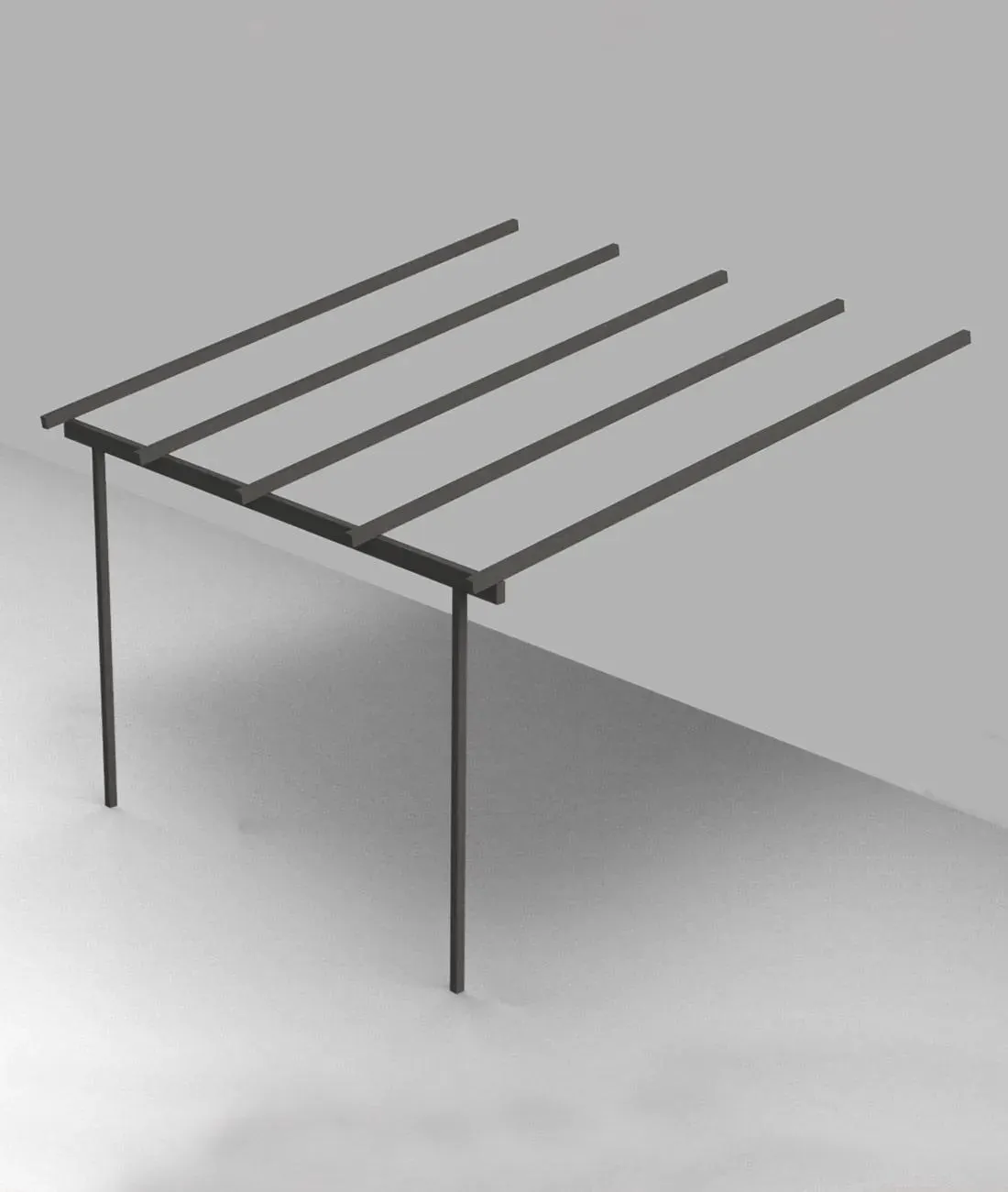 Pergola Meridienne senza copertura