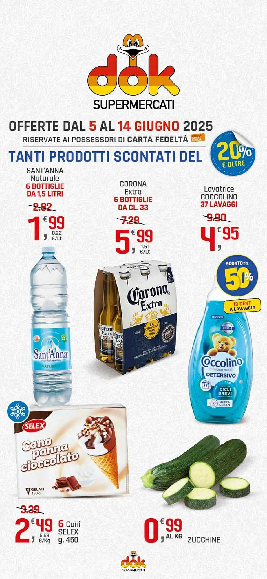 Volantino Supermercati Dok da 5 giugno a 14 giugno di 2025 - Pagina del volantino 1