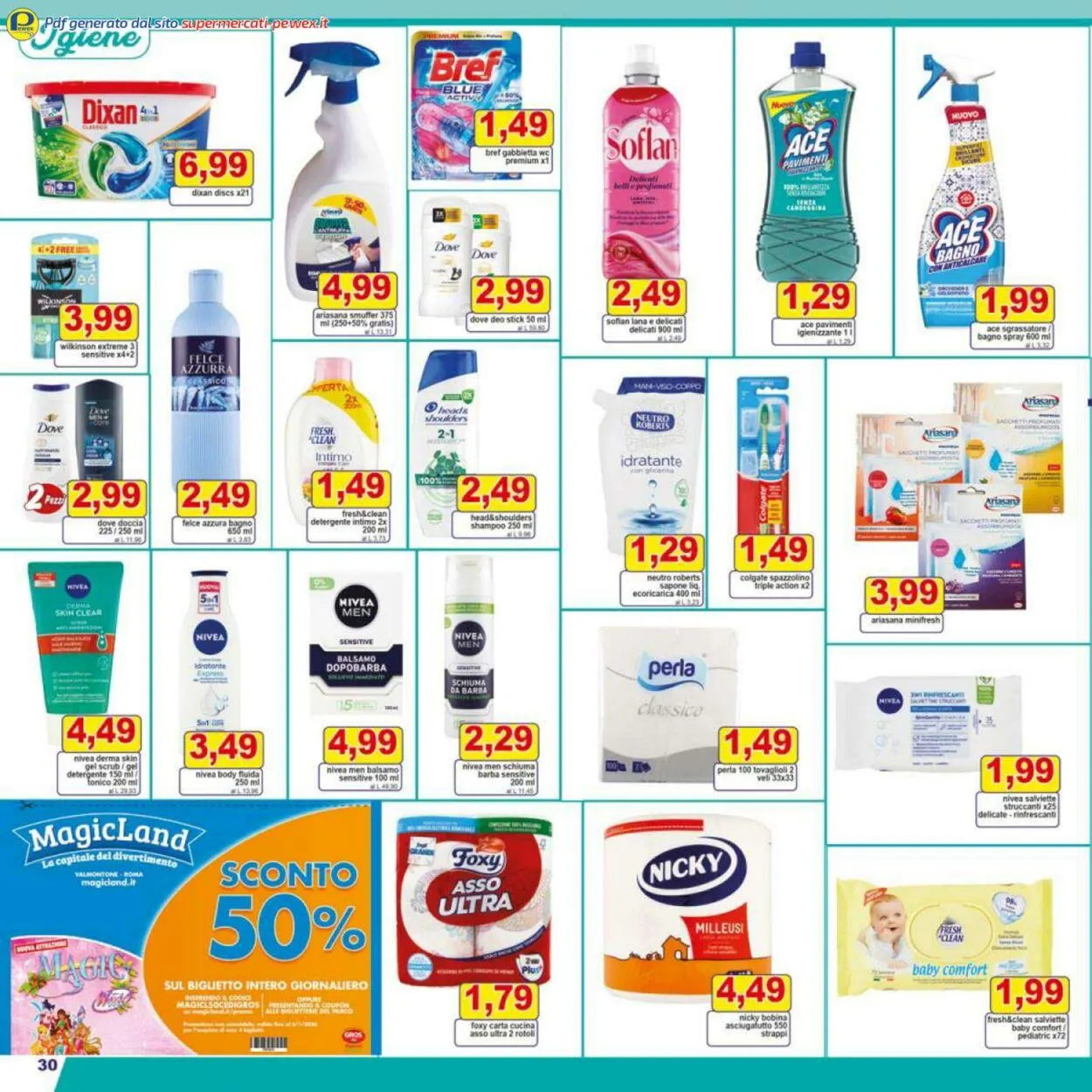 Pewex Volantino attuale da 29 aprile a 13 maggio di 2025 - Pagina del volantino 30
