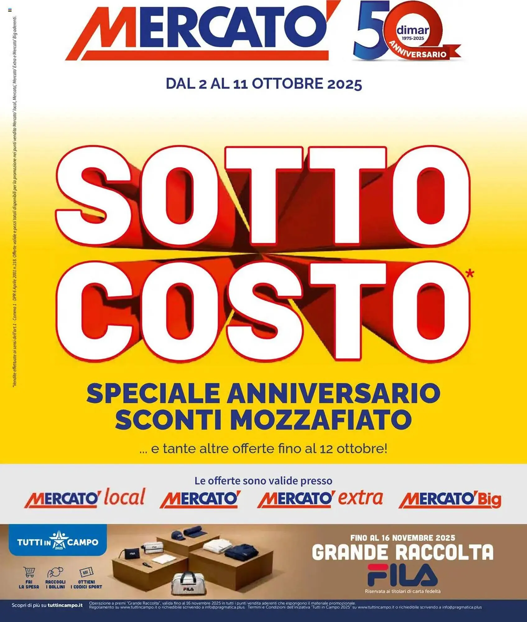 Volantino Mercatò da 2 ottobre a 12 ottobre di 2025 - Pagina del volantino 1
