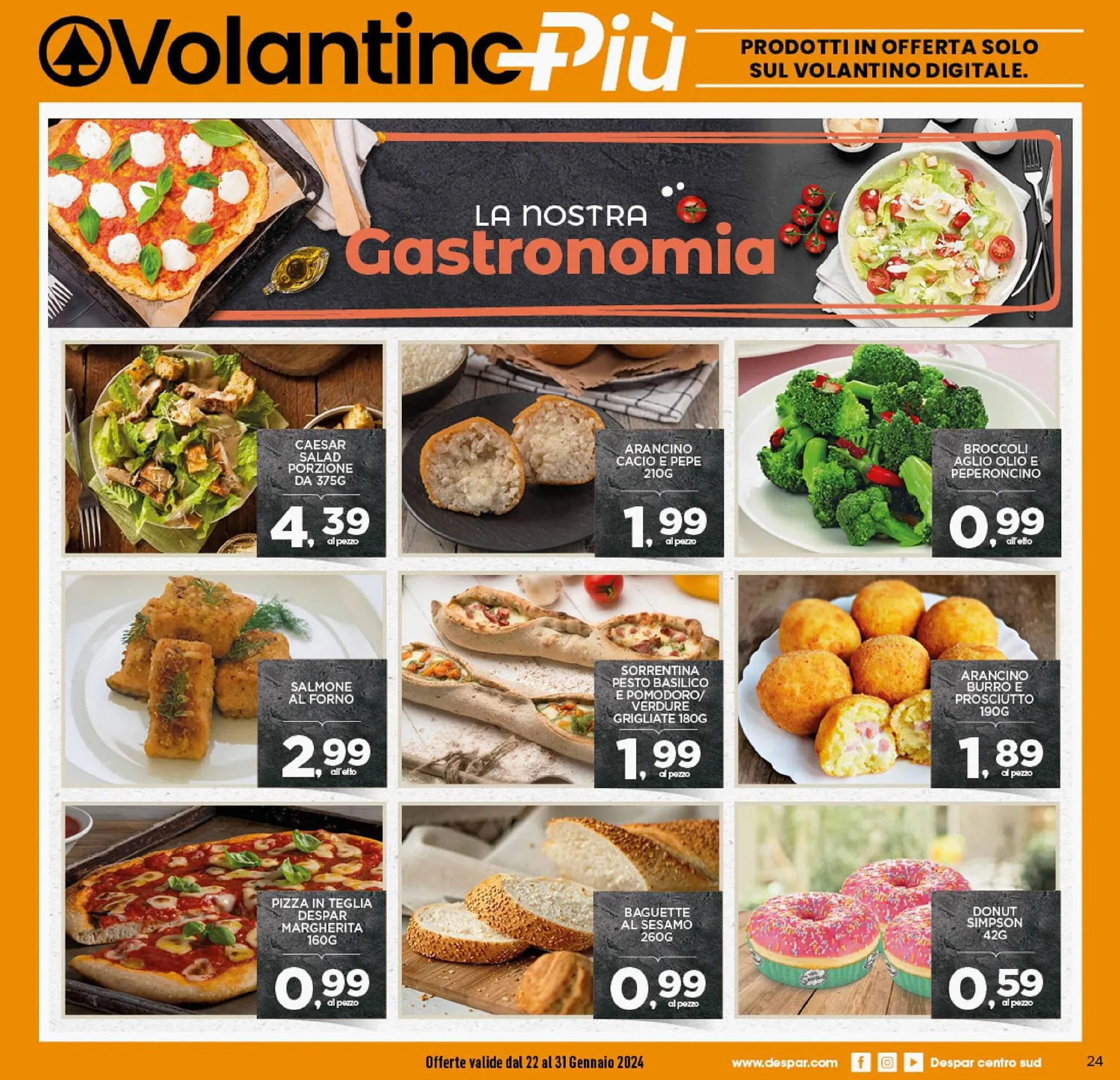 Volantino Iperspar da 22 gennaio a 31 gennaio di 2024 - Pagina del volantino 24