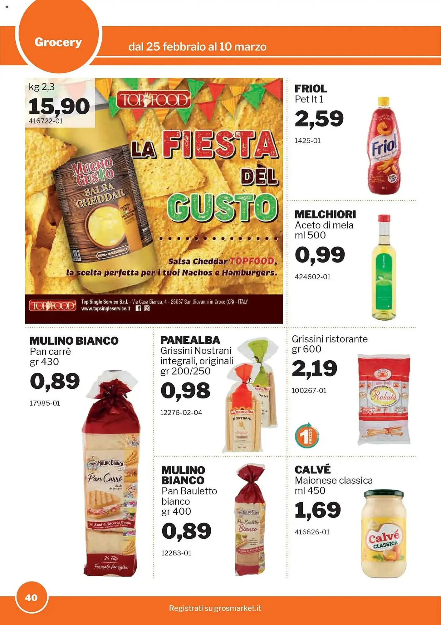 Volantino GrosMarket da 25 febbraio a 10 marzo di 2026 - Pagina del volantino 39