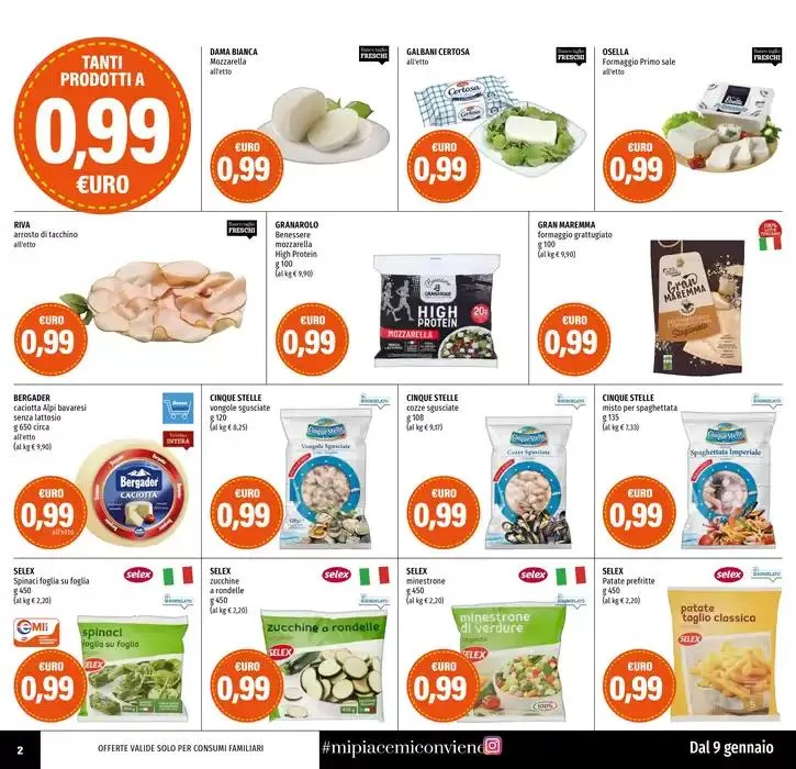 Tanti prodotti a 0.99 da 9 gennaio a 22 gennaio di 2025 - Pagina del volantino 2