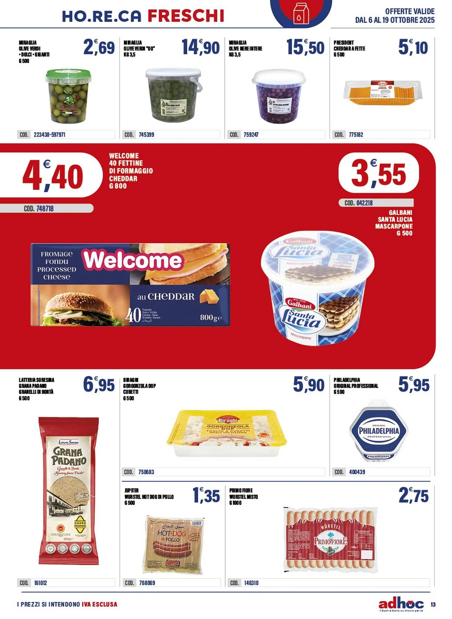 Volantino Adhoc da 6 ottobre a 19 ottobre di 2025 - Pagina del volantino 13