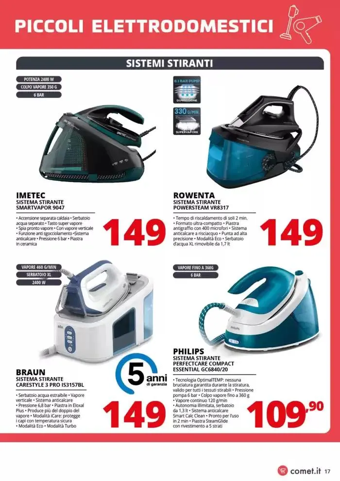 Speciale Piccoli Elettrodomestici  da 7 marzo a 19 marzo di 2025 - Pagina del volantino 17