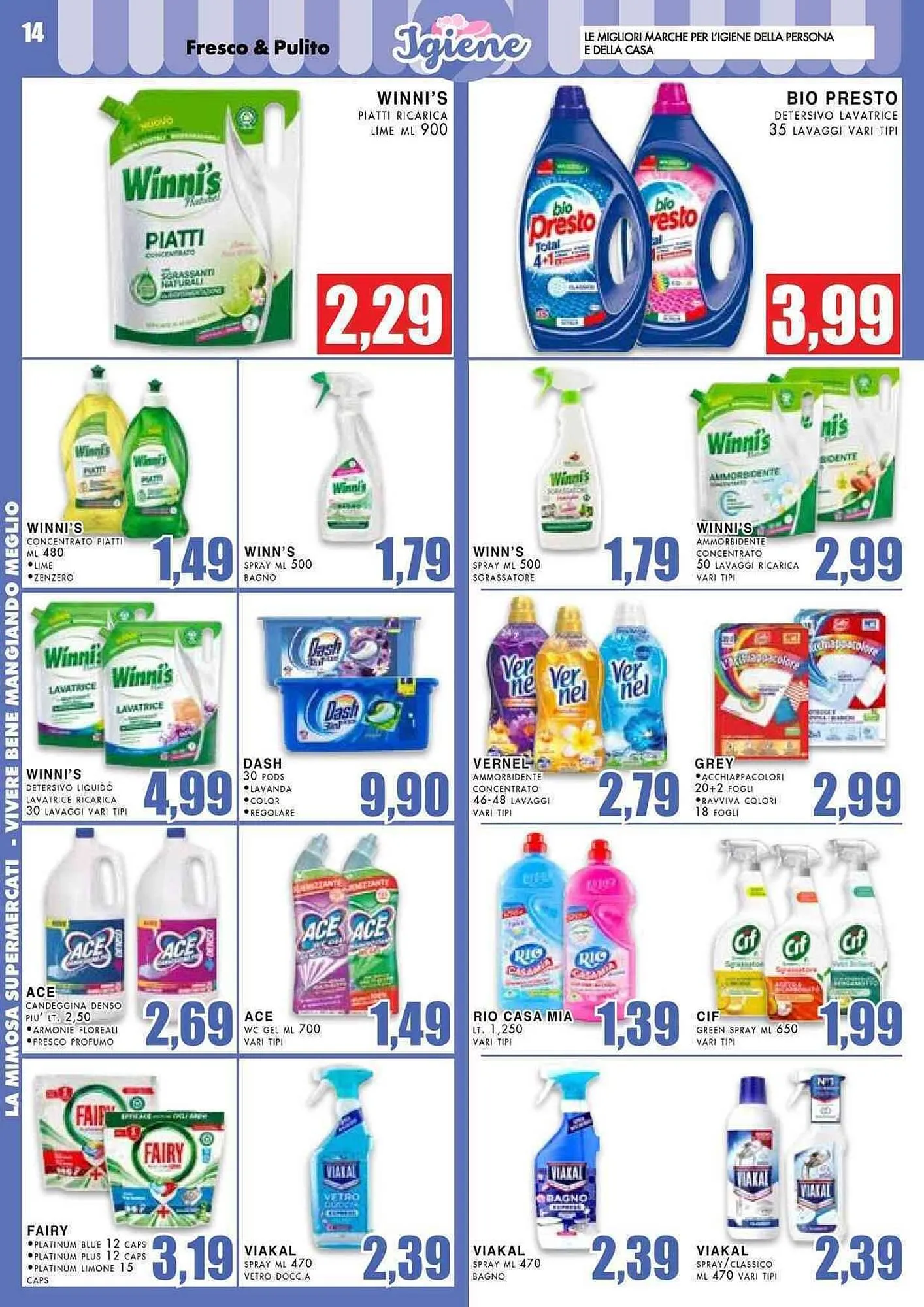 Volantino La Mimosa Supermercati da 16 giugno a 29 giugno di 2025 - Pagina del volantino 14