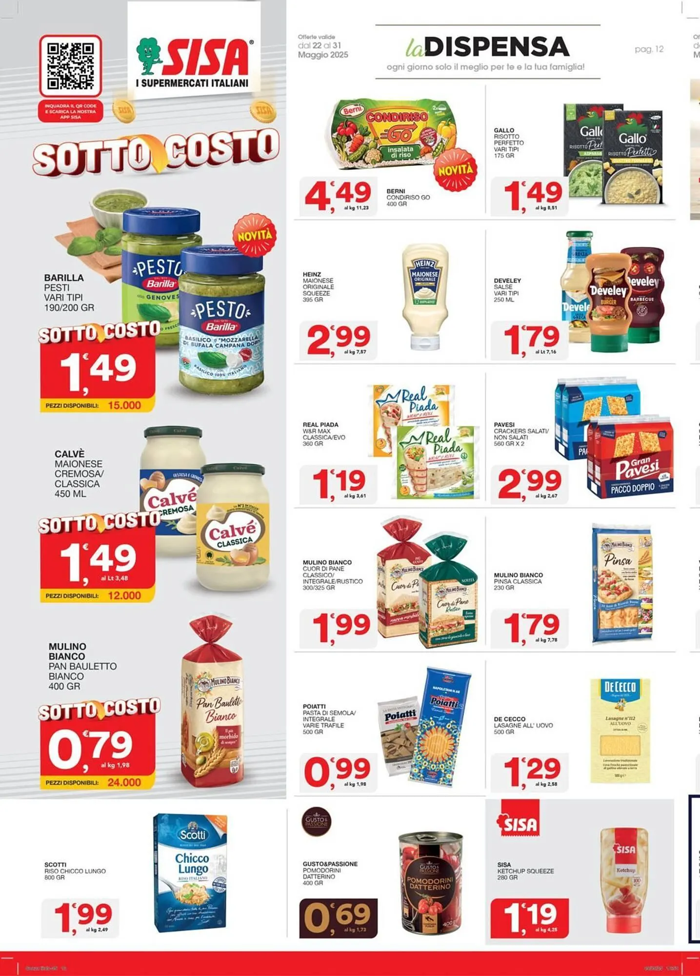 Volantino Sisa da 22 maggio a 31 maggio di 2025 - Pagina del volantino 12