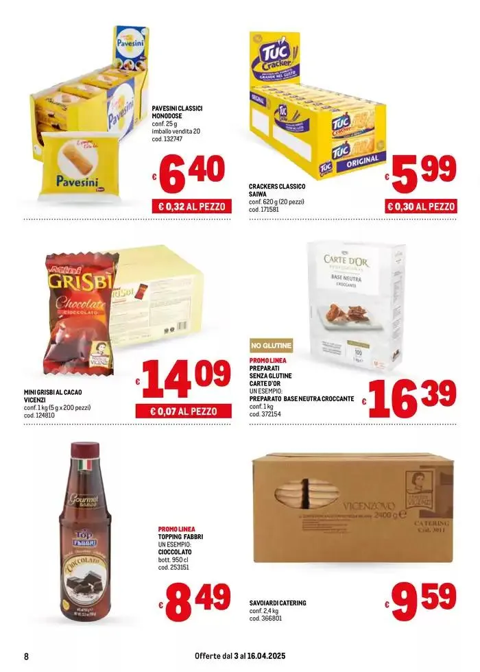 Offerte per te -Area 4 da 7 aprile a 16 aprile di 2025 - Pagina del volantino 8