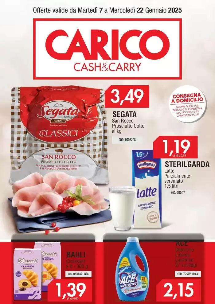 Offerte Carico Cash&Carry da 7 gennaio a 22 gennaio di 2025 - Pagina del volantino 1