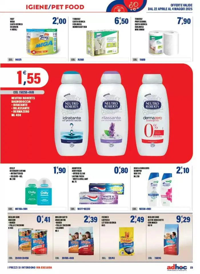 Offerte valide dal 22 aprile al 4 maggio da 22 aprile a 4 maggio di 2025 - Pagina del volantino 23