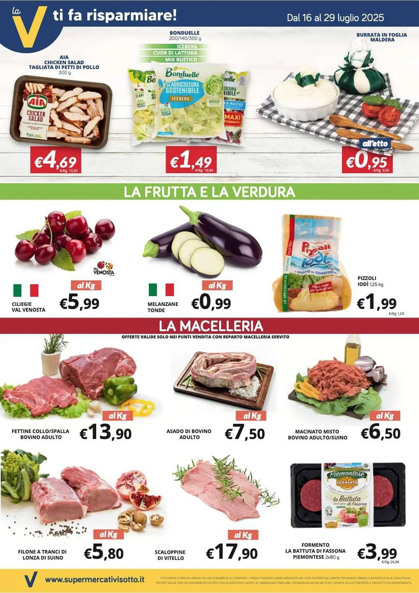 Volantino Supermercati Visotto da 16 luglio a 29 luglio di 2025 - Pagina del volantino 2