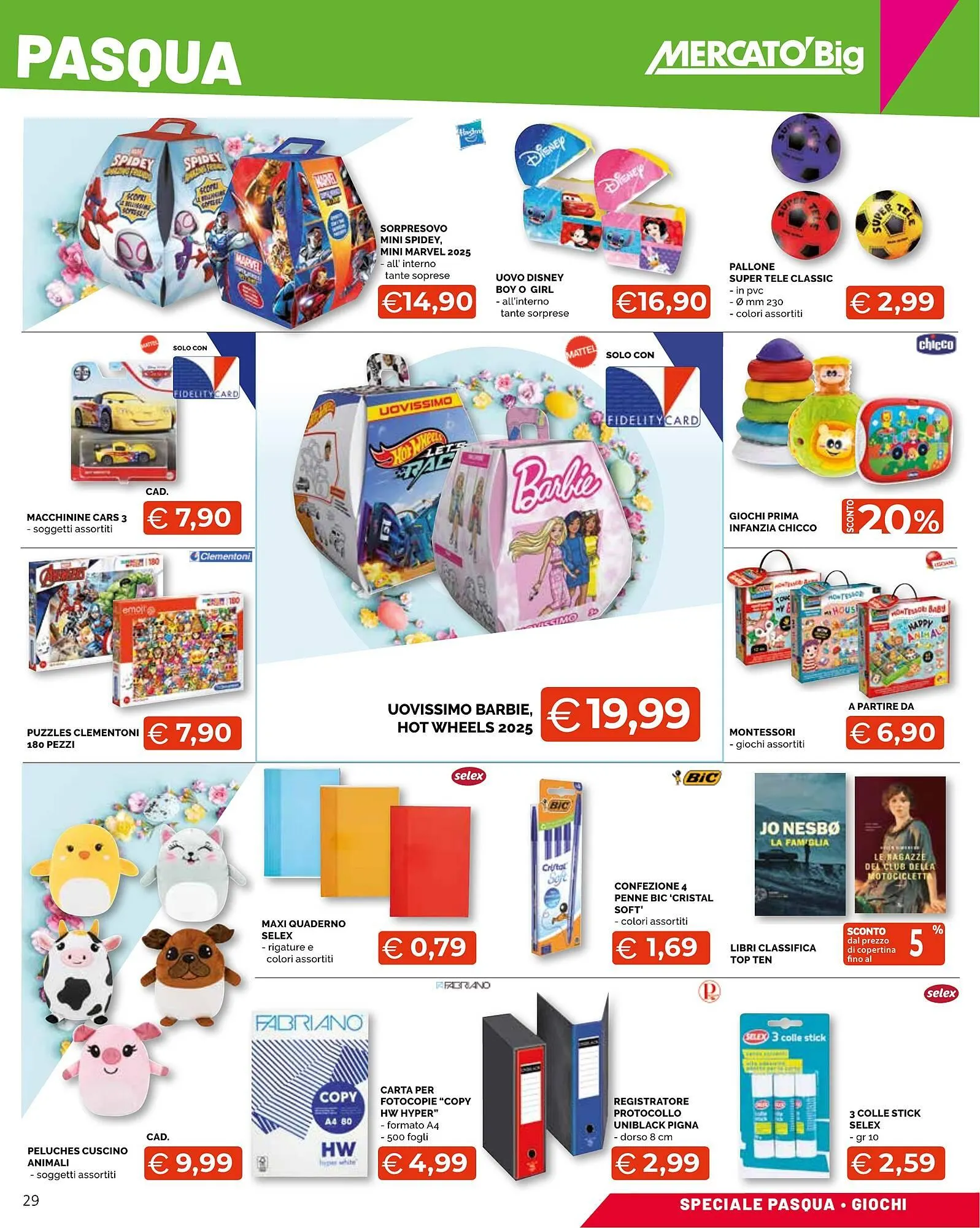 Volantino Mercatò Big da 7 aprile a 21 aprile di 2025 - Pagina del volantino 29