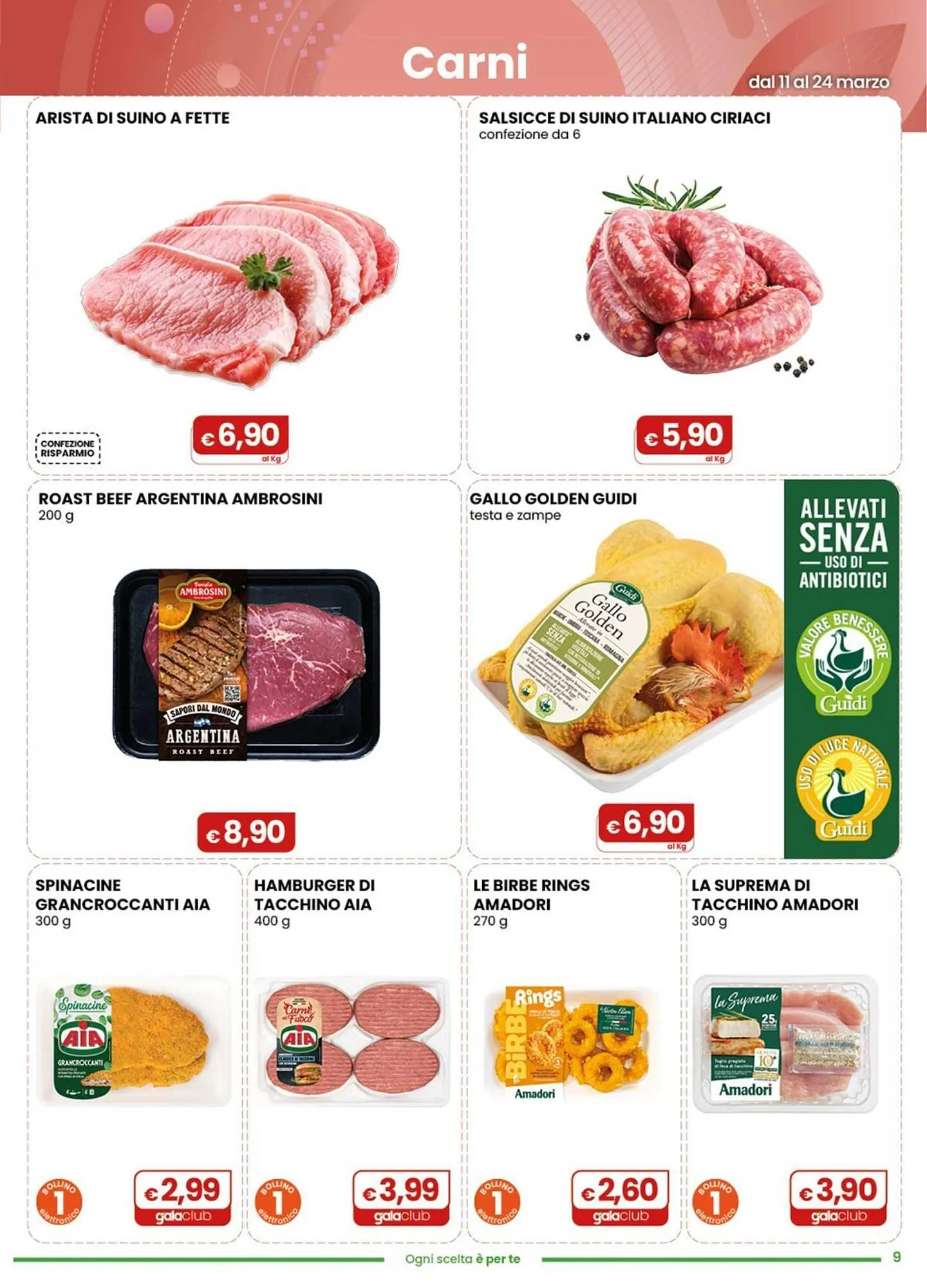 Volantino Gala Supermercati da 11 marzo a 24 marzo di 2026 - Pagina del volantino 9