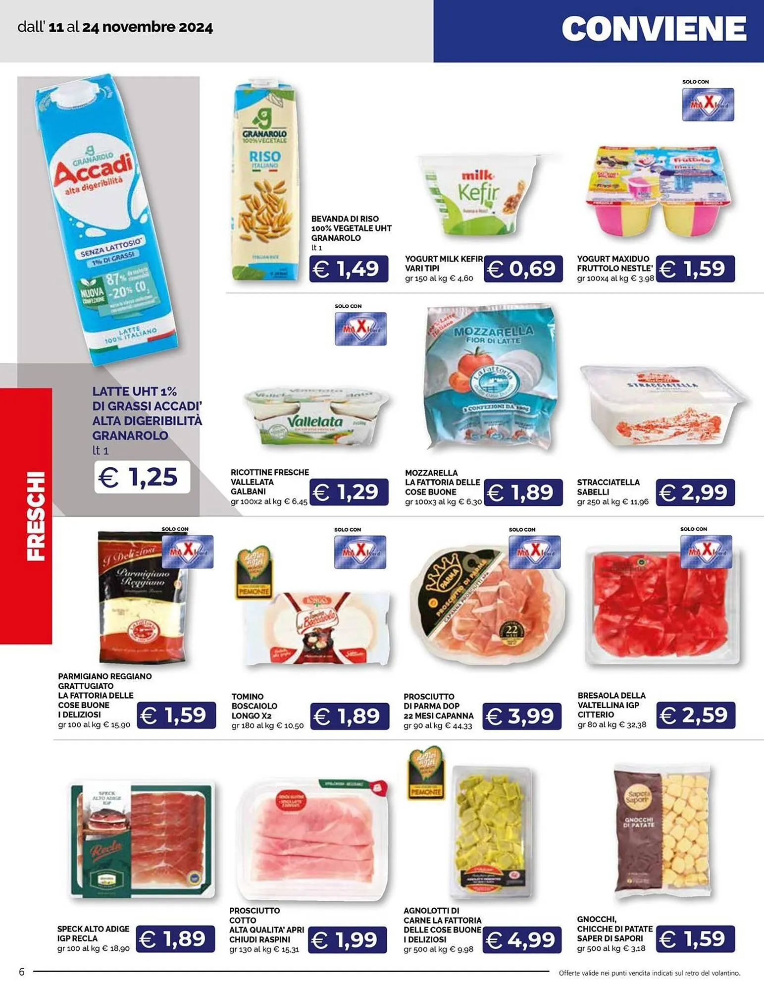Volantino Maxisconto da 11 novembre a 24 novembre di 2024 - Pagina del volantino 6