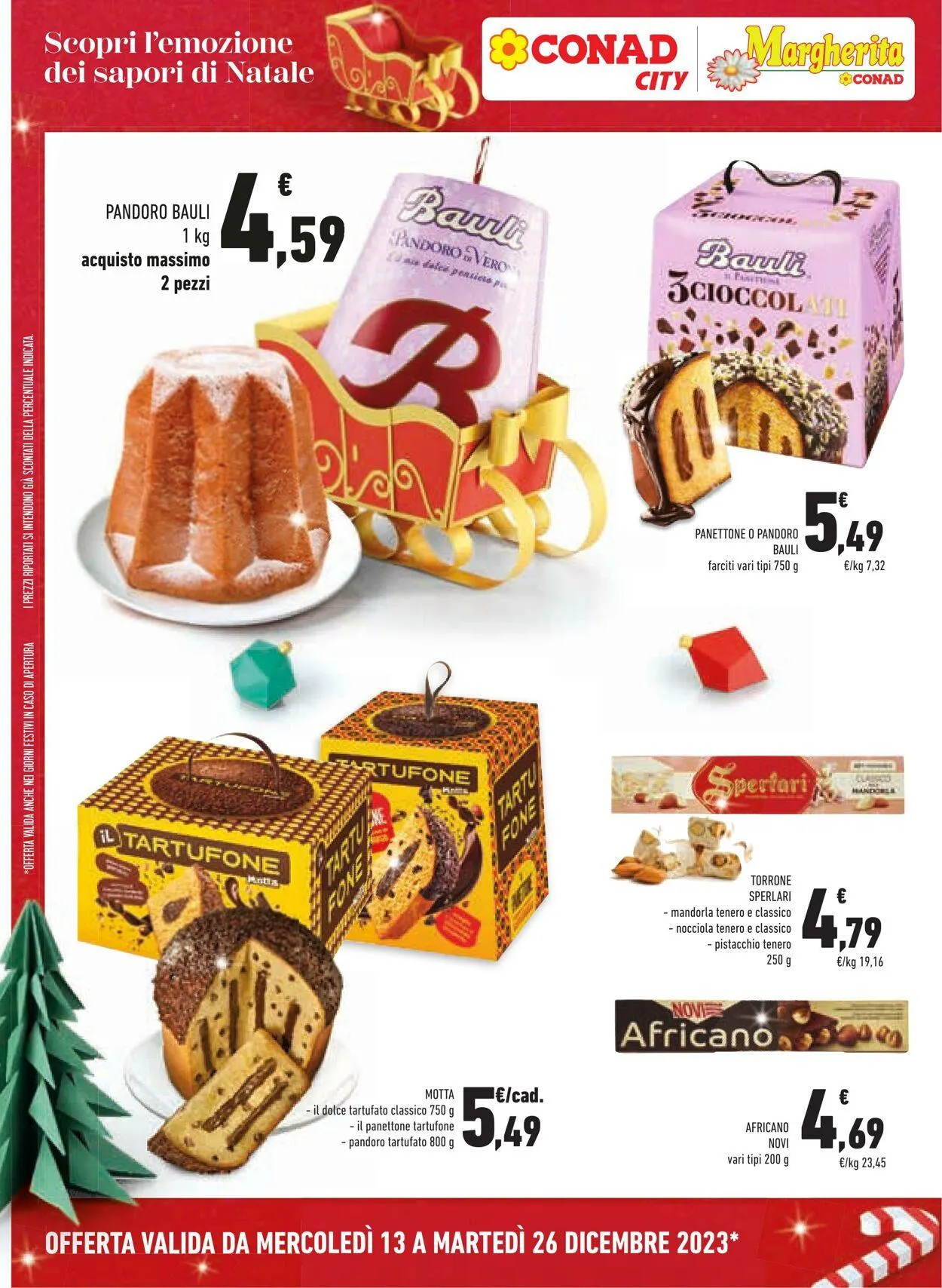 Conad - Margherita - Milano Volantino attuale da 13 dicembre a 26 dicembre di 2023 - Pagina del volantino 2