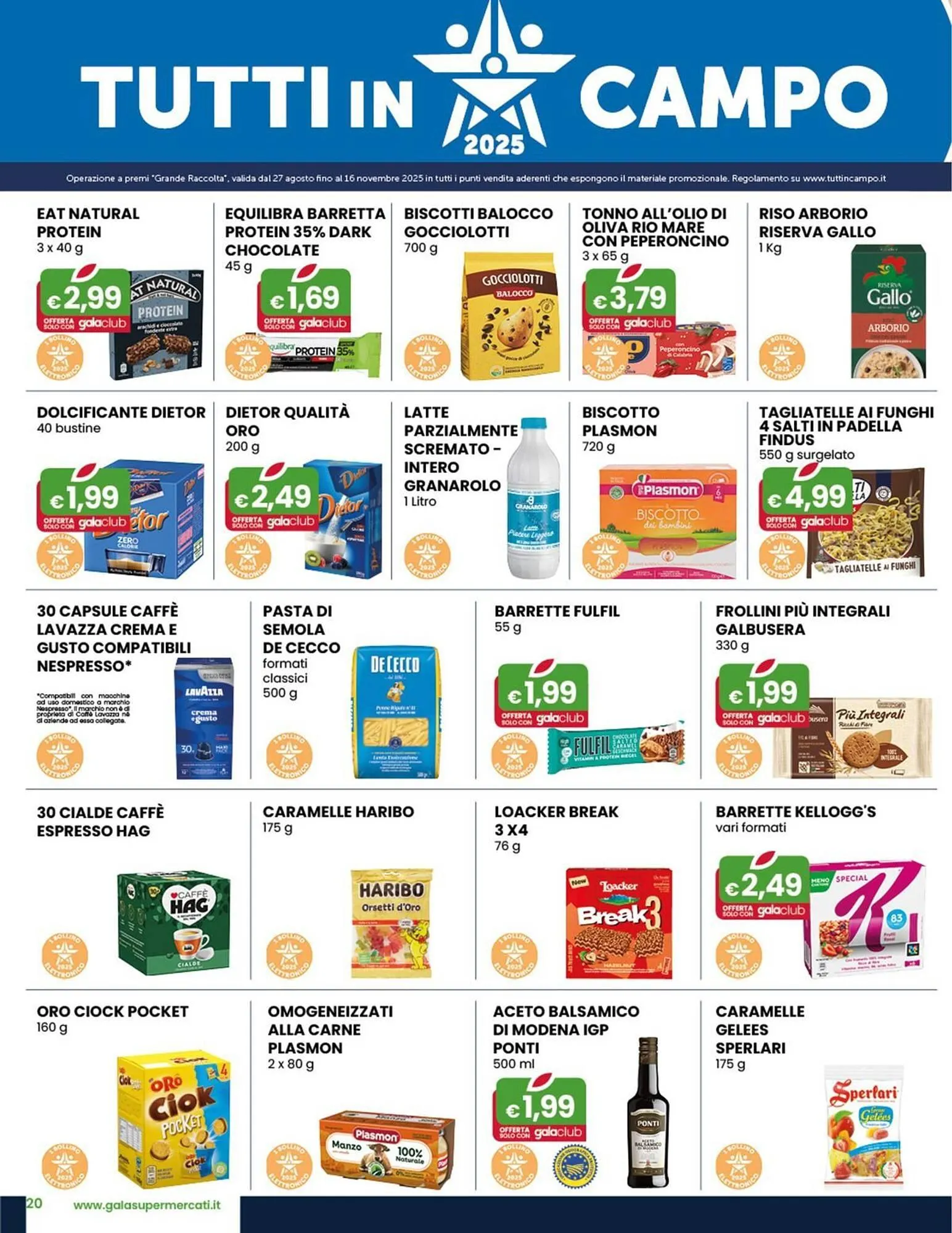 Volantino Gala Supermercati da 24 settembre a 7 ottobre di 2025 - Pagina del volantino 20