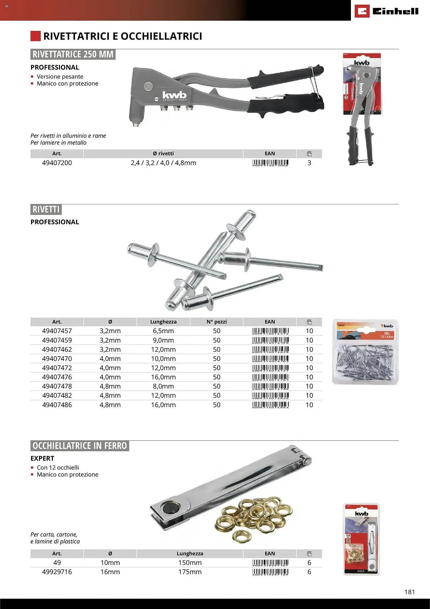 Volantino Einhell da 17 marzo a 31 dicembre di 2026 - Pagina del volantino 183