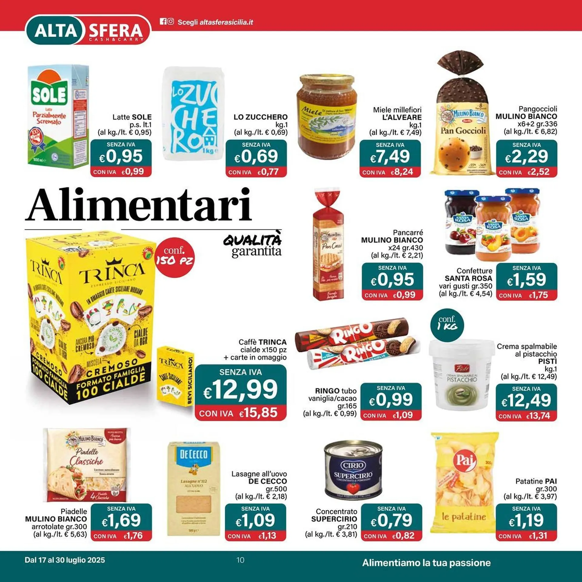 Volantino Altasfera da 17 luglio a 30 luglio di 2025 - Pagina del volantino 10