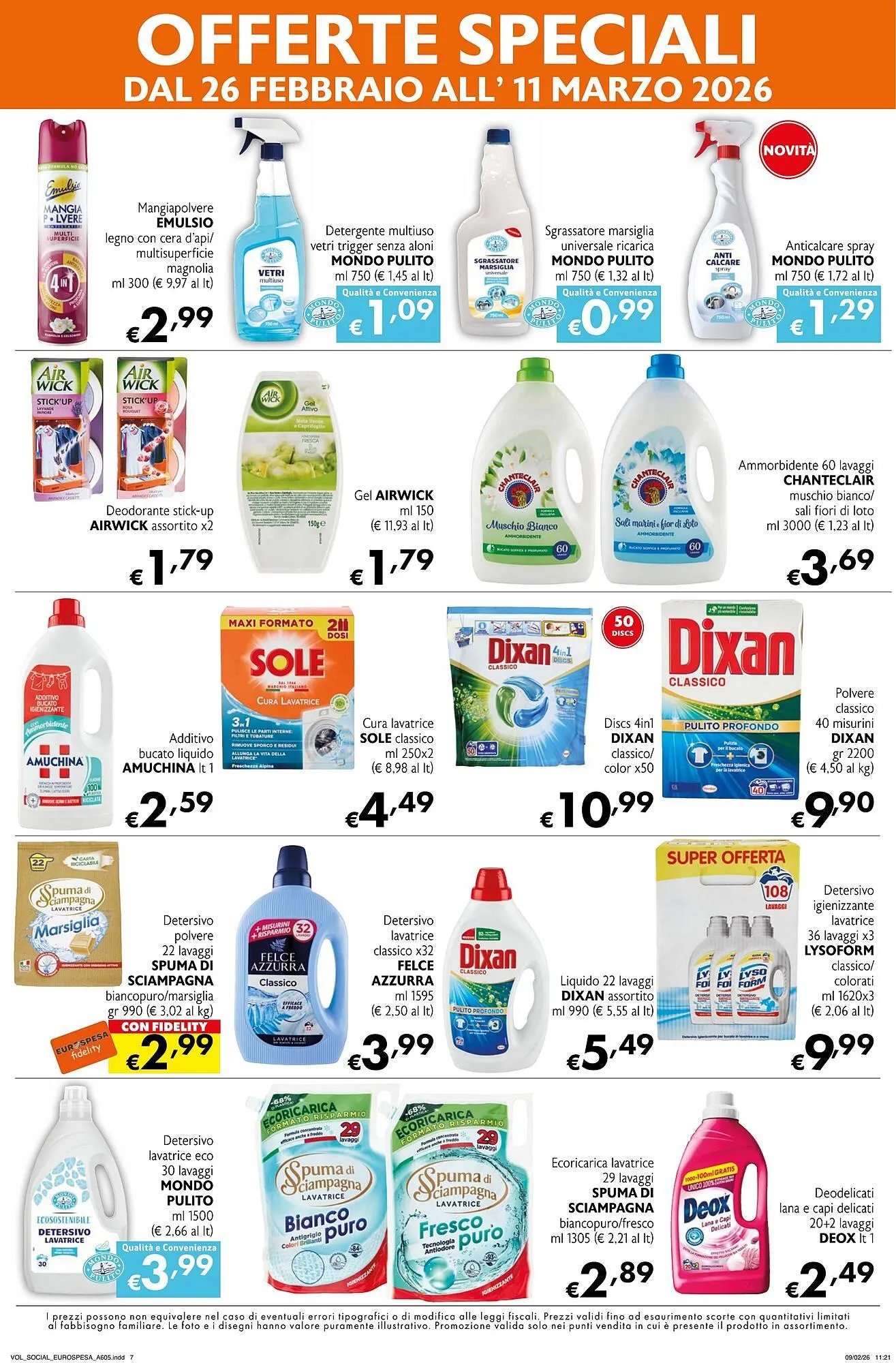 Volantino Eurospesa da 26 febbraio a 11 marzo di 2026 - Pagina del volantino 7