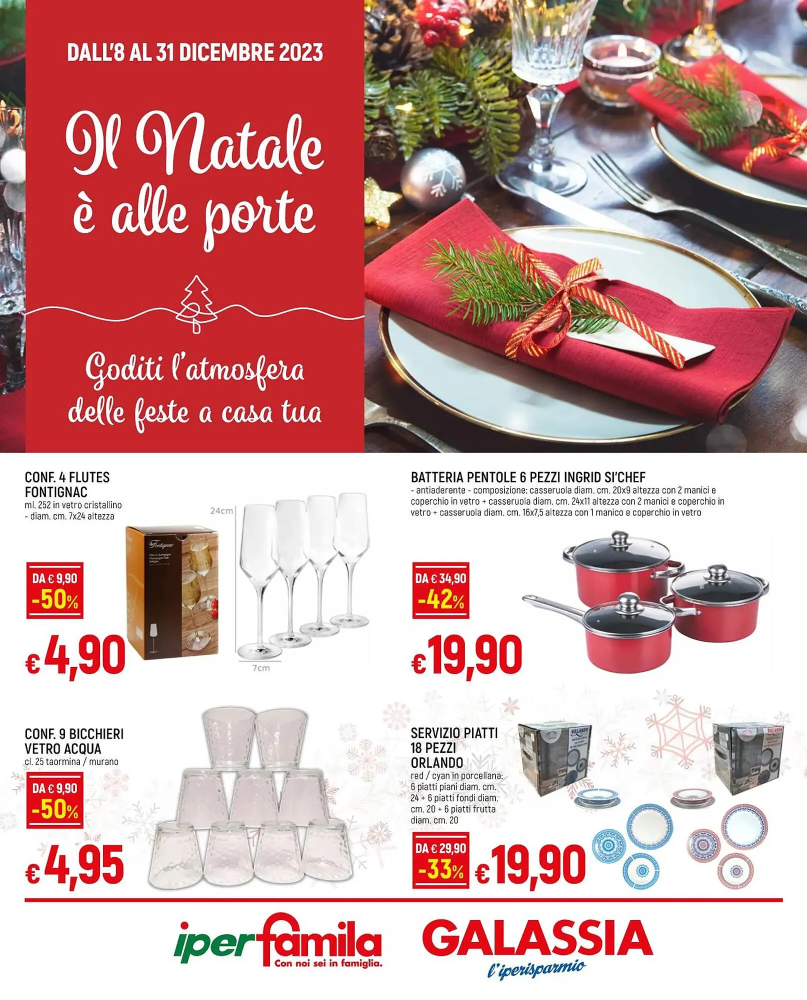 Volantino Galassia da 8 dicembre a 31 dicembre di 2023 - Pagina del volantino 1