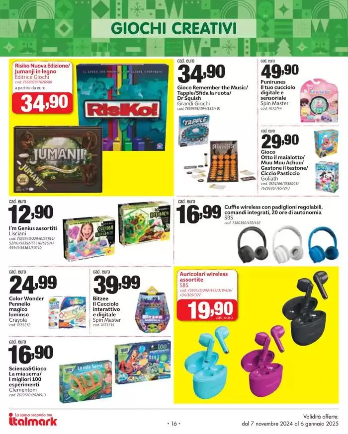 Giochi dolci & decori da 7 novembre a 6 gennaio di 2025 - Pagina del volantino 16