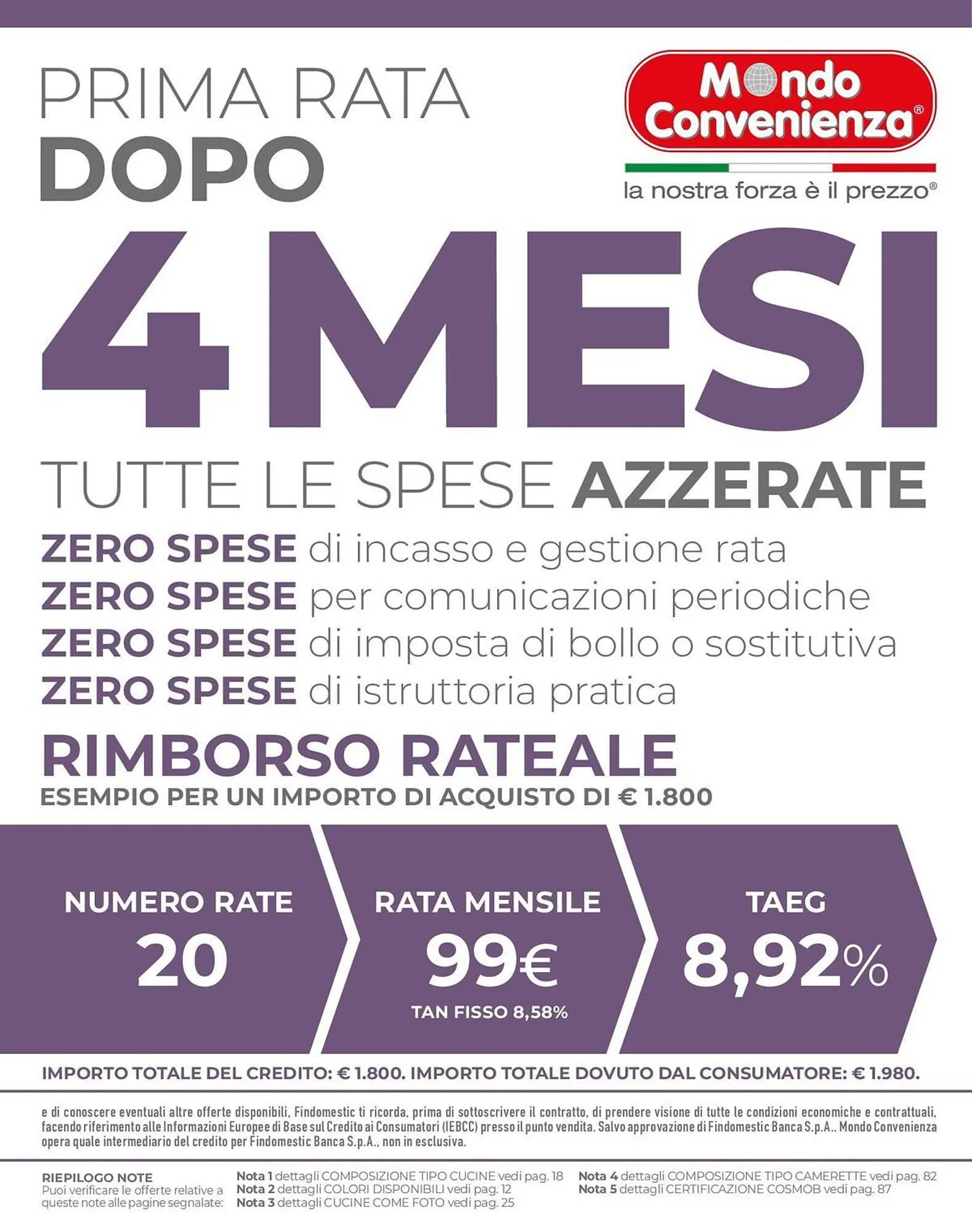 Volantino Mondo Convenienza da 1 aprile a 30 giugno di 2025 - Pagina del volantino 3
