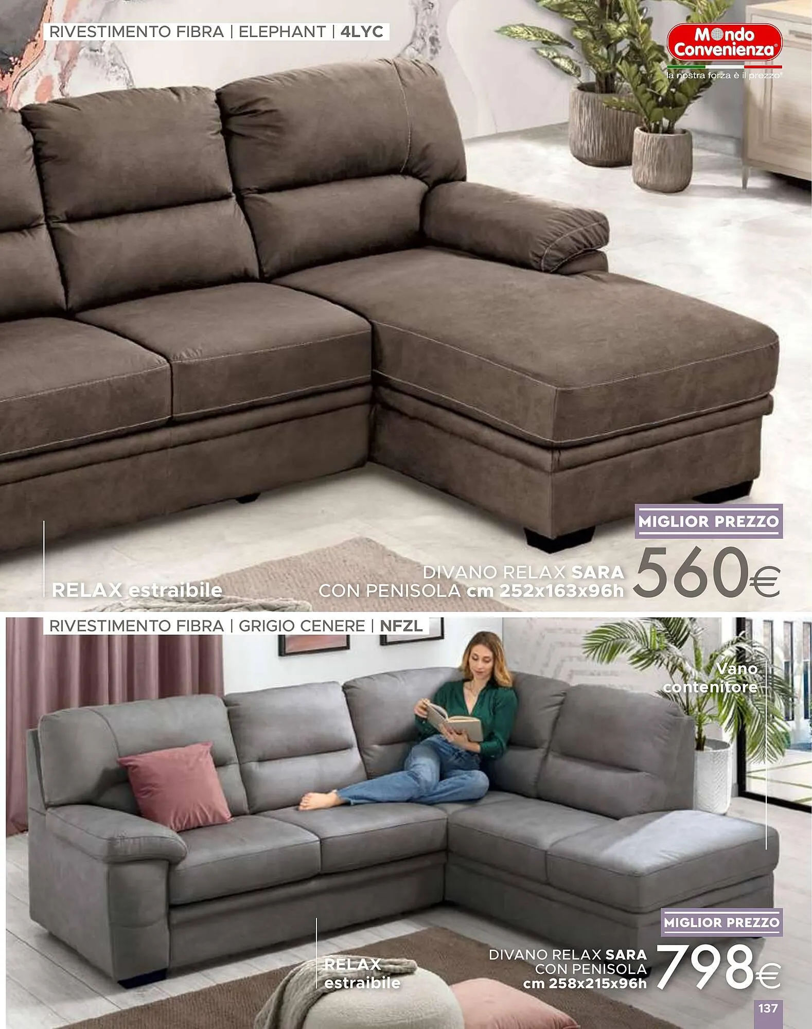 Volantino Mondo Convenienza da 1 aprile a 1 settembre di 2024 - Pagina del volantino 137