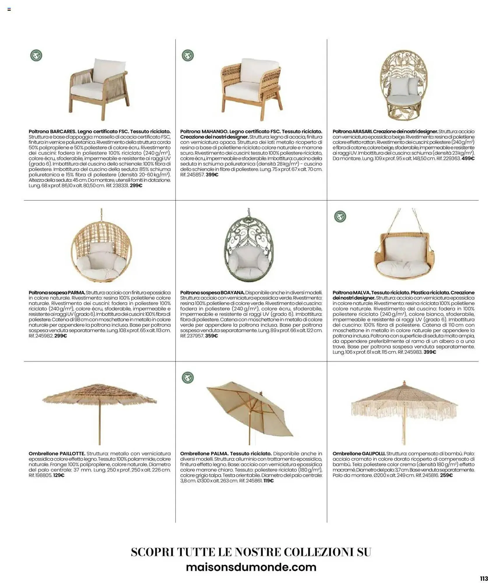 Volantino Maisons du Monde da 17 marzo a 30 settembre di 2025 - Pagina del volantino 115