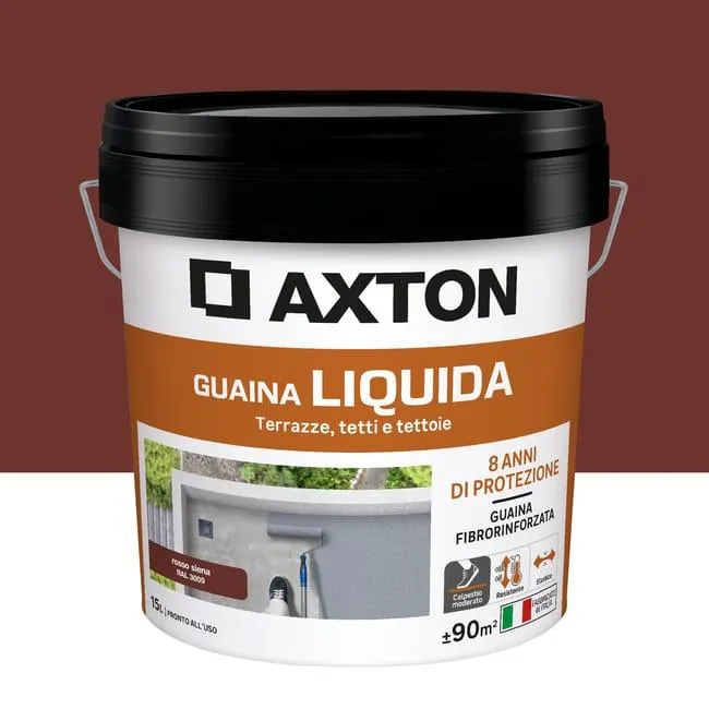 Vernice impermeabilizzante AXTON rosso siena 15