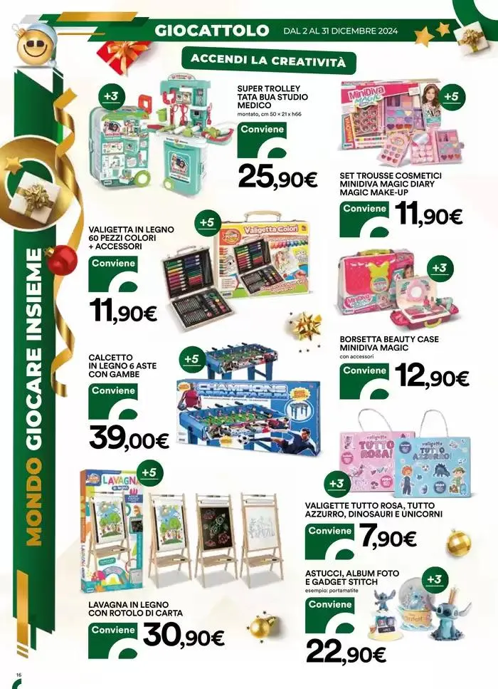 Catalogo Ipercoop da 2 dicembre a 31 dicembre di 2024 - Pagina del volantino 16