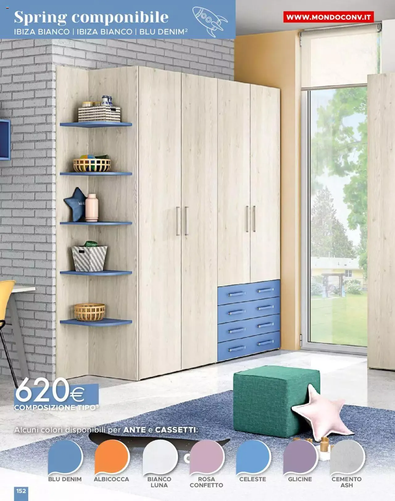 Volantino Mondo Convenienza da 1 ottobre a 31 dicembre di 2023 - Pagina del volantino 154