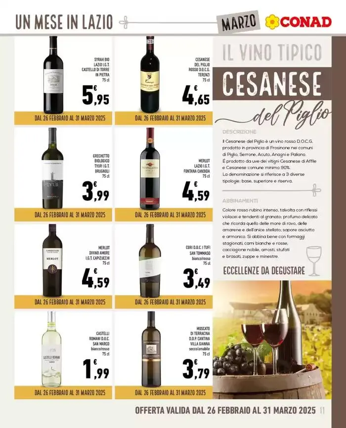 Un Mese in Lazio da 26 febbraio a 31 marzo di 2025 - Pagina del volantino 11
