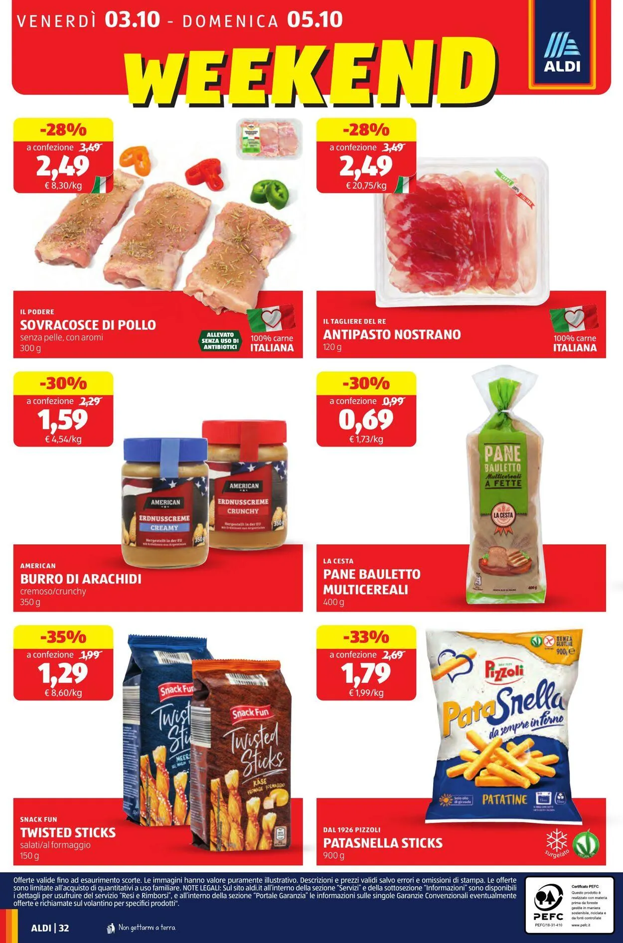 Aldi Volantino attuale da 29 settembre a 5 ottobre di 2025 - Pagina del volantino 32