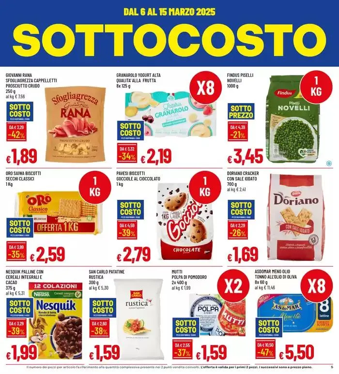 SOTTOCOSTO da 6 marzo a 15 marzo di 2025 - Pagina del volantino 5