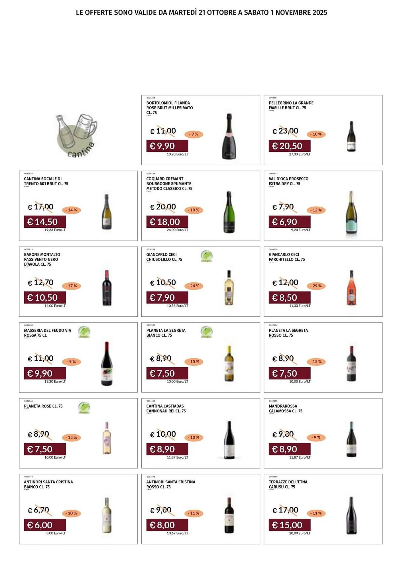 Volantino Prezzemolo e Vitale da 21 ottobre a 1 novembre di 2025 - Pagina del volantino 31