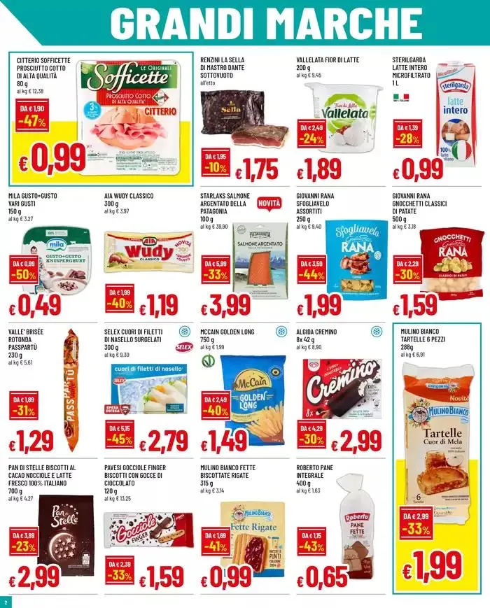 GRANDI MARCHE - SCONTI FINO AL 50% da 6 marzo a 16 marzo di 2025 - Pagina del volantino 2