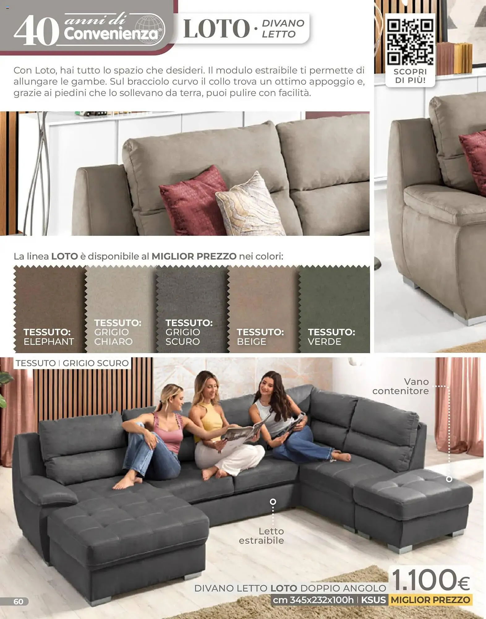 Volantino Mondo Convenienza da 4 gennaio a 31 gennaio di 2026 - Pagina del volantino 60
