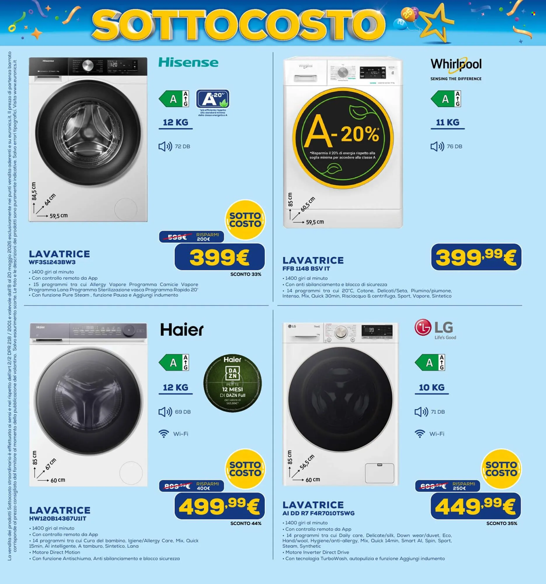 Volantino Euronics da 8 maggio a 20 maggio di 2026 - Pagina del volantino 34