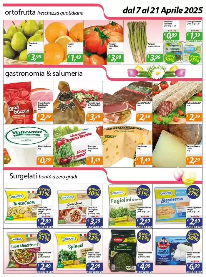 Auguriamo a tutti una serena Pasqua da 7 aprile a 21 aprile di 2025 - Pagina del volantino 2