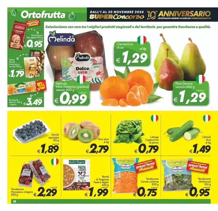 Anniversario festeggiamo insieme da 26 novembre a 5 dicembre di 2024 - Pagina del volantino 18