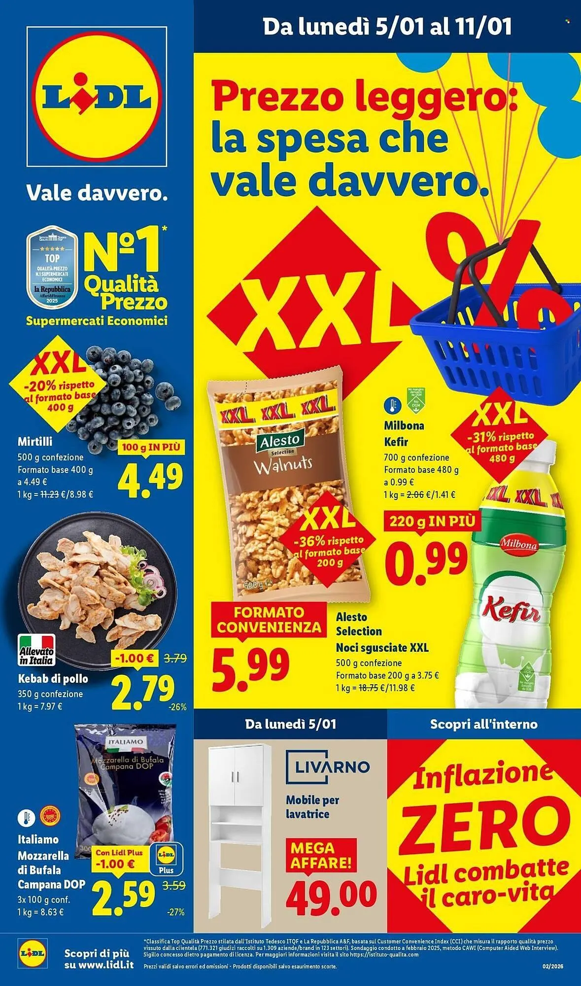 Volantino Lidl da 5 gennaio a 11 gennaio di 2026 - Pagina del volantino 1