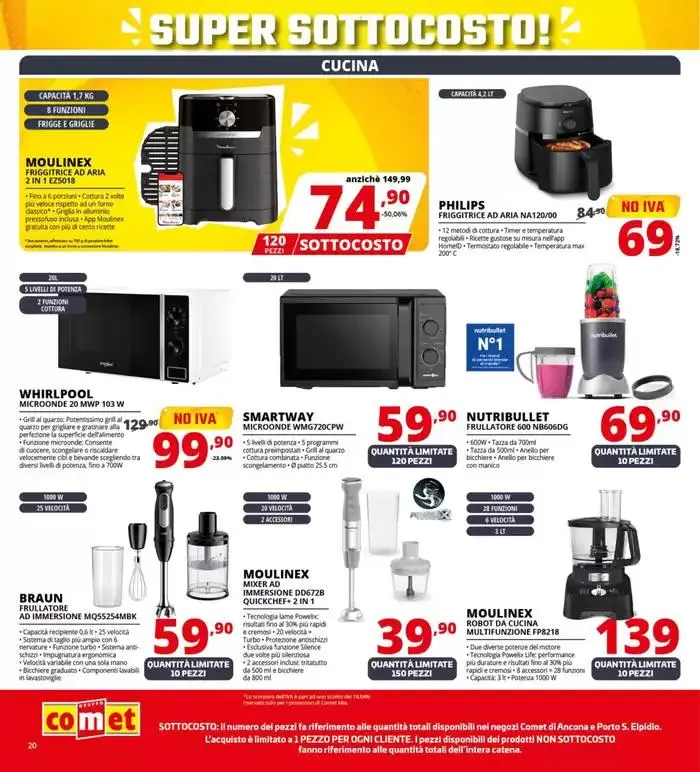 Sottocosto da Comet! da 8 maggio a 21 maggio di 2025 - Pagina del volantino 20